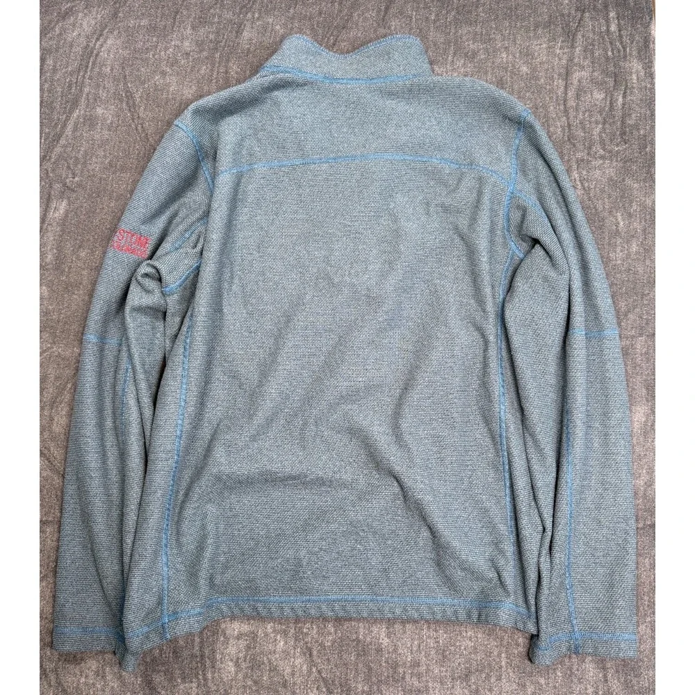 The North Face 1/4 Zip Fleece Pullover Mens XL Blue Keystone Colorado